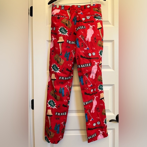 Festified A Christmas Story Dress/ Suit Pants Unisex size 30, EUC, Ralphie, Lamp - Picture 7 of 12